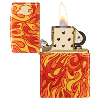 Fire Zippo Design