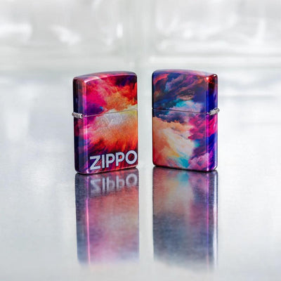 Tie Dye Zippo Design