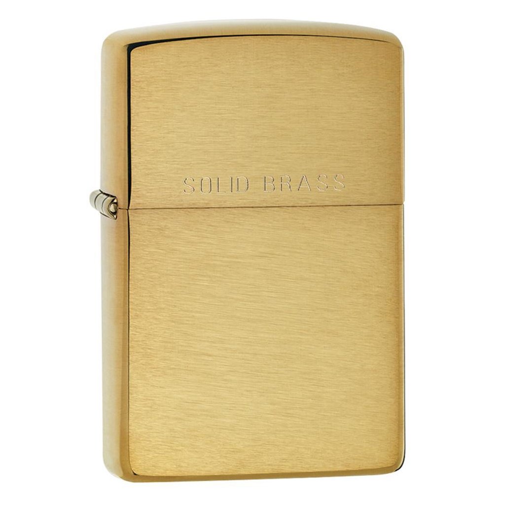 Brushed Solid Brass Genuine Zippo Malaysia Official Website