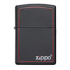 Classic Black and Red Zippo