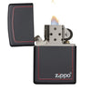 Classic Black and Red Zippo