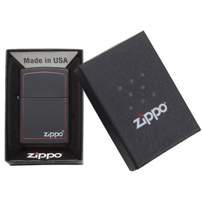 Classic Black and Red Zippo